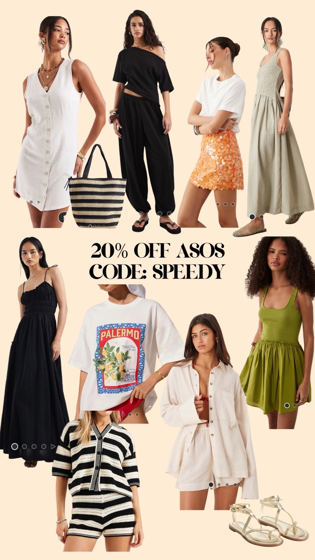 20% off asos with code SPEEDY - here’s the best bits!