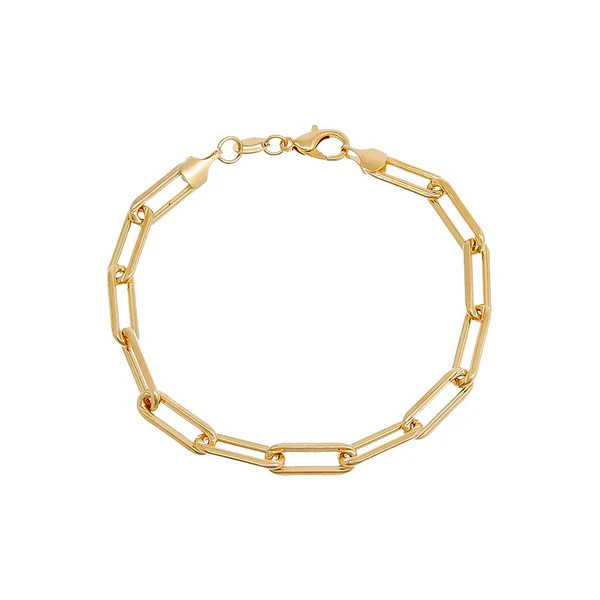 Large Paperclip Link Bracelet | Adina Eden