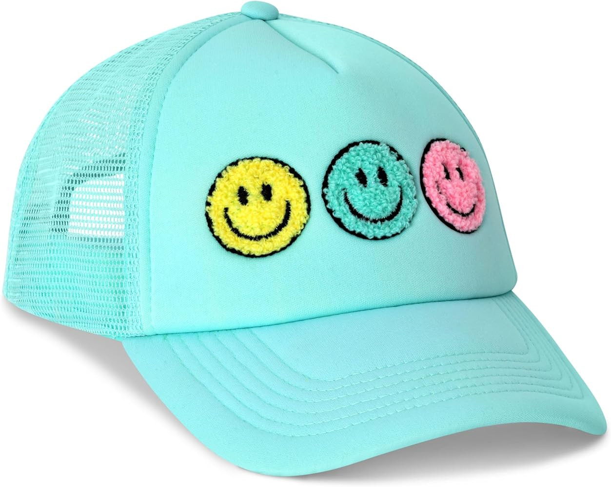 iscream Classic Trucker Style Adjustable Mesh Panel Baseball Chenille Applique Cap Collection | Amazon (US)