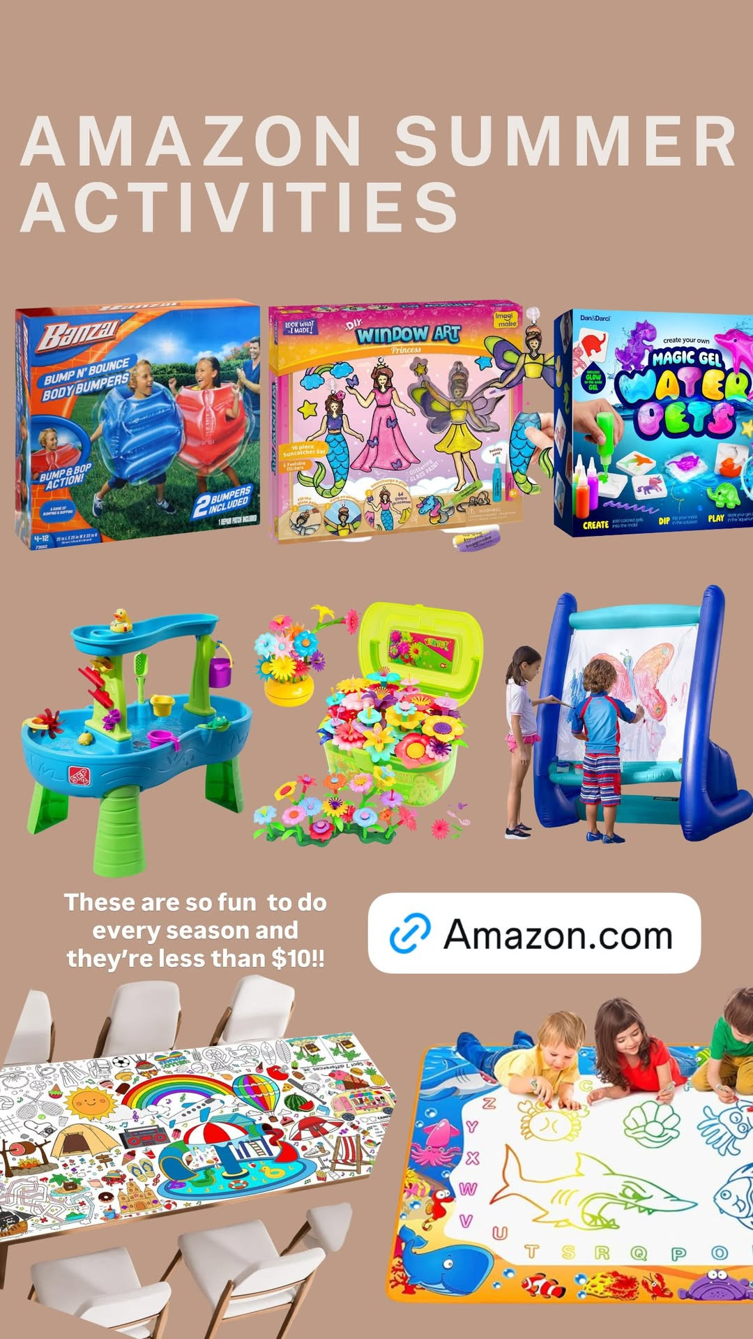 Amazon Summer Kids Activities🧩 

 #LTKSeasonal #LTKHome #LTKKids