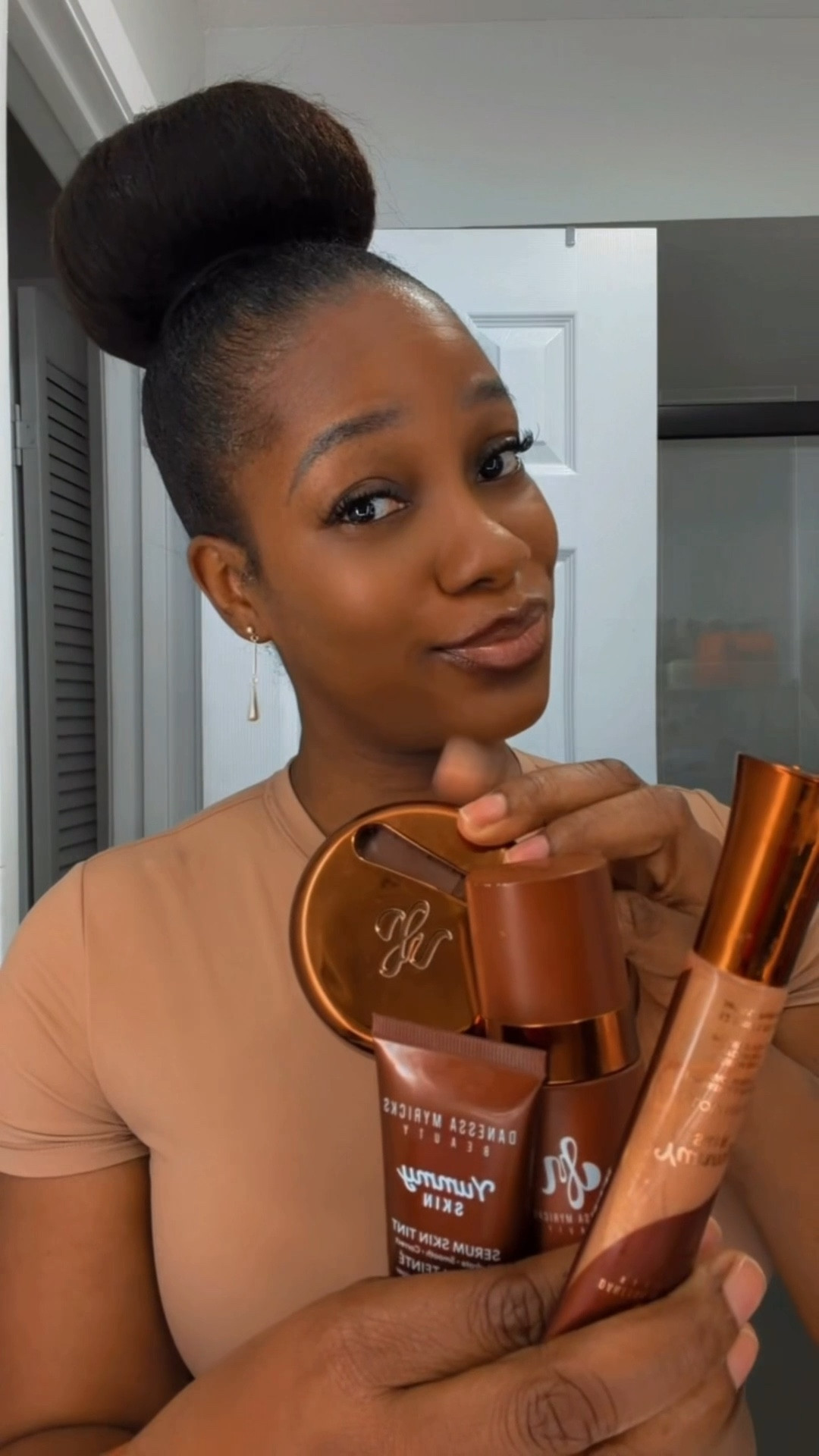 Danessa Myricks Beauty is really changing the game when it comes to everyday glow. A little truly goes a long way—like, you don’t need a full face of makeup to look radiant anymore.

It’s giving effortless beauty. It’s giving skin-first, glow-always. Just a touch and you’re lit from within—no heavy layers, no overdoing it. Perfect for those days when you still want to look put together but keep it soft, natural, and elevated.

This is for the girls who understand: less makeup, more glow!! #danessamyricks #skintint #yummyskin #glowup
@Sephora 

#LTKvlog #LTKgrwm #LTKBeauty