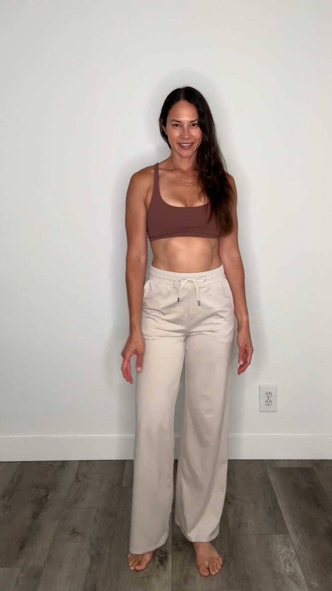 Workout or lounge in this beautiful outfit.  This natural color palette is dreamy.✨

#LTKStyleTip #LTKOver40 #LTKActive