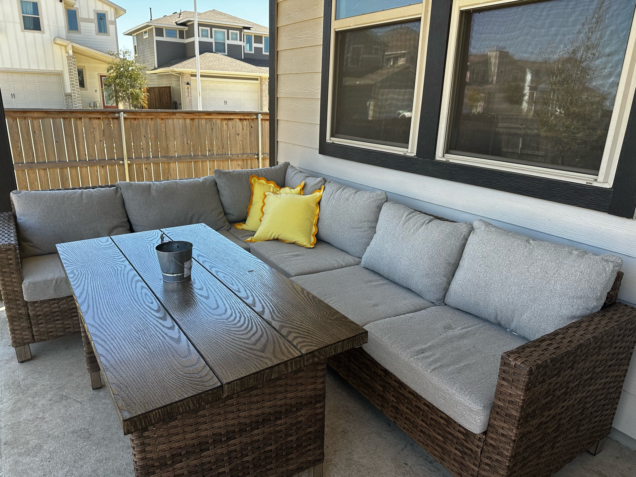 Love our new outdoor couch and furniture so nice for spring. Waiting on rug and plants! 

#LTKSeasonal #LTKSpringSale