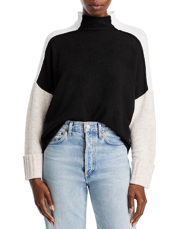 Colorblock Mock Neck Sweater - 100% Exclusive | Bloomingdale's (US)