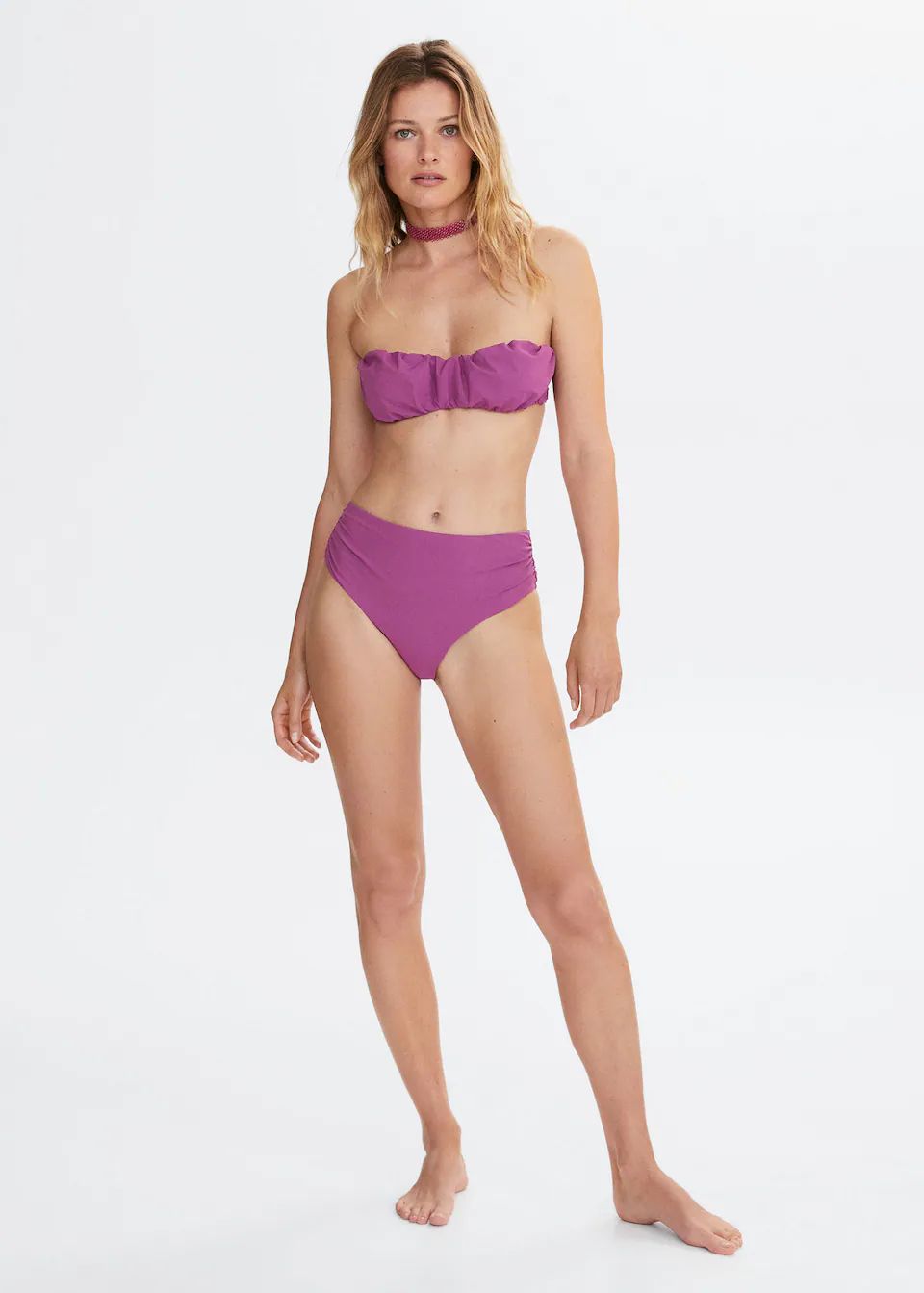 High-waist bikini bottoms | MANGO (US)
