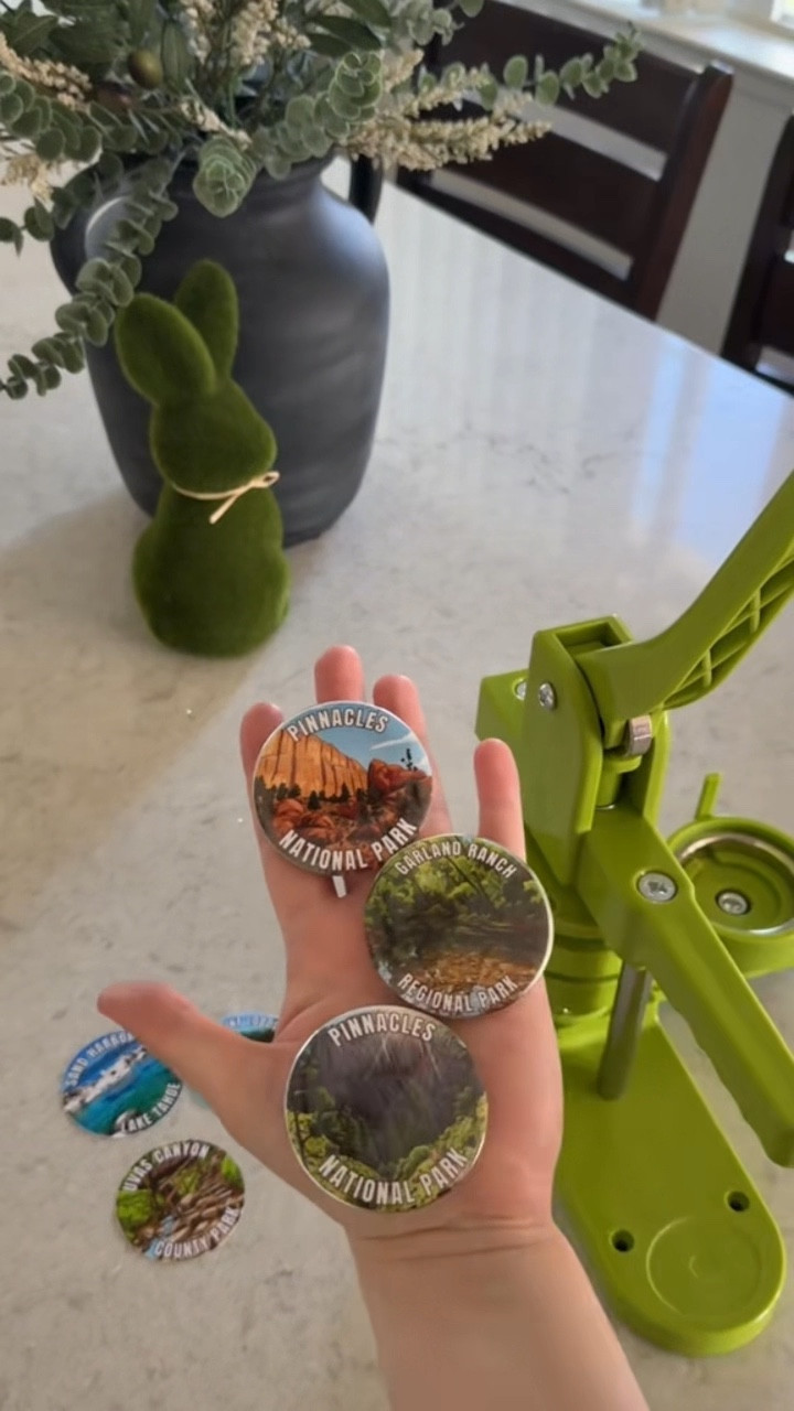 The tool I didn’t think I needed. My kids and I love our button maker 💗  Perfect for keeping memories of our favorite family hikes. 

#memorykeeping #buttonmaker #makingbuttons #Amazonfinds 

#LTKmomlife #LTKKids #LTKdayinmylife