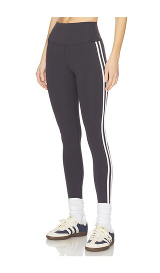 Ella High Waist Airweight Legging in Graphite & White | Revolve Clothing (Global)