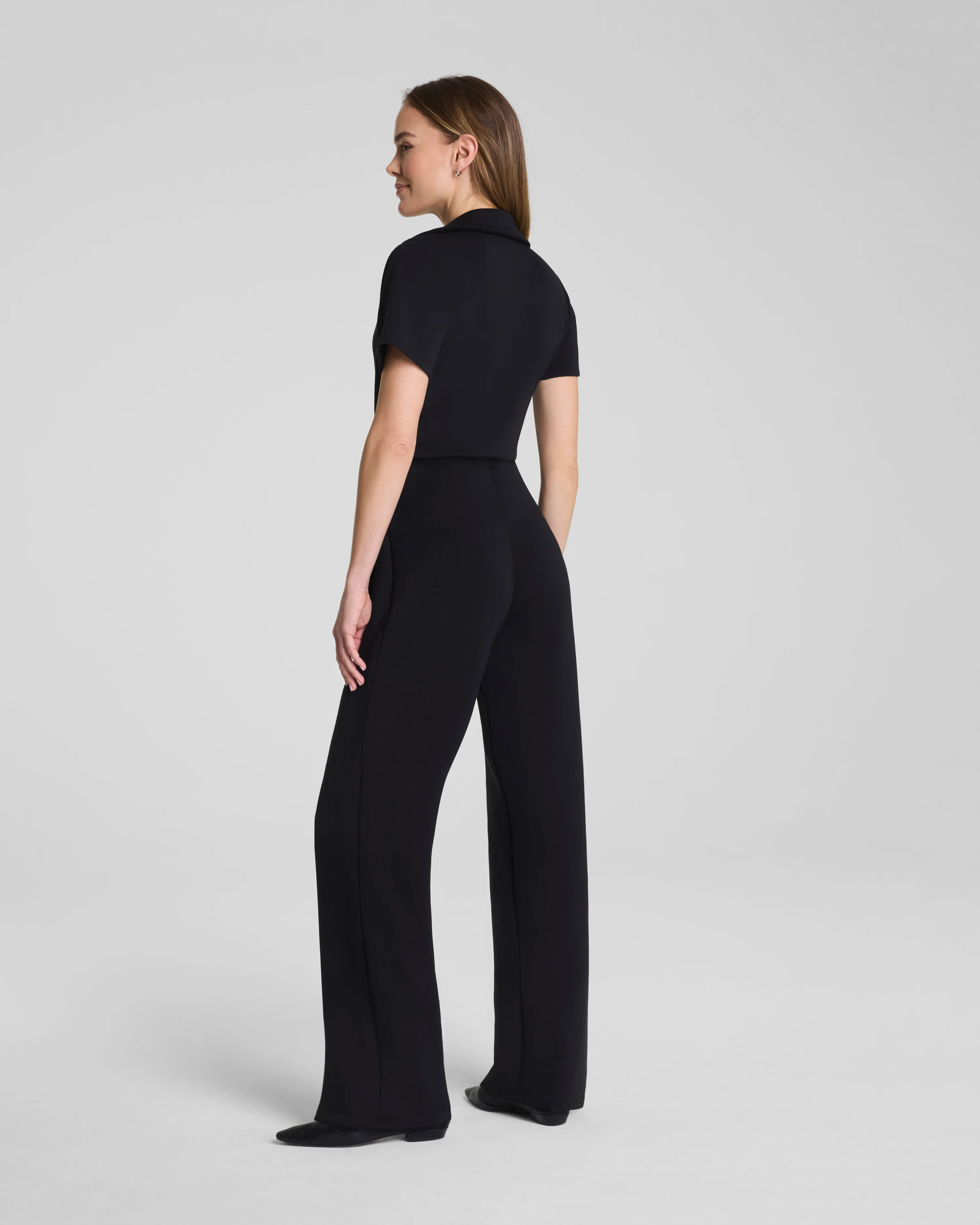 SPANX AirEssentials® Collared Tie-Waist Jumpsuit | Spanx