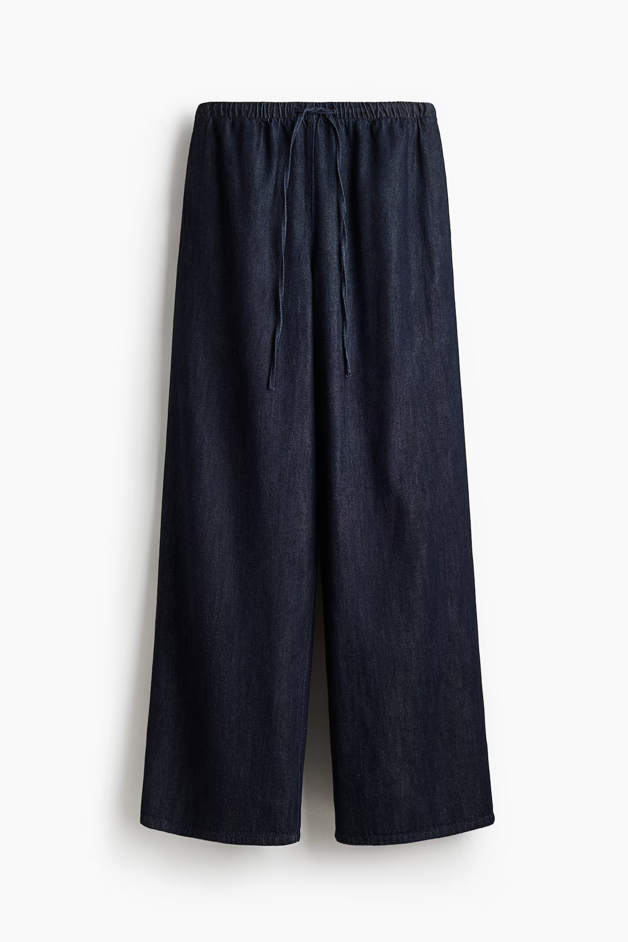 Feather Soft Denim drawstring trousers | H&M (UK, MY, IN, SG, PH, TW, HK)