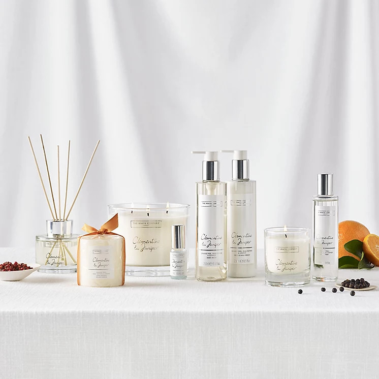 Clementine & Juniper Signature Candle | The White Company UK & ROW