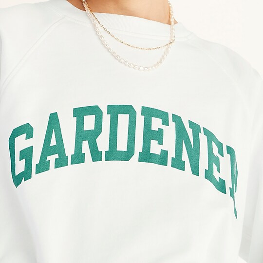 University terry "Gardener" sweatshirt | J. Crew US
