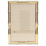 Lawrence Frames Bamboo Design Metal Frame, 4x6, Gold | Amazon (US)