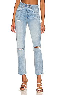 Karolina High Rise Straight Crop
                    
                    GRLFRND | Revolve Clothing (Global)