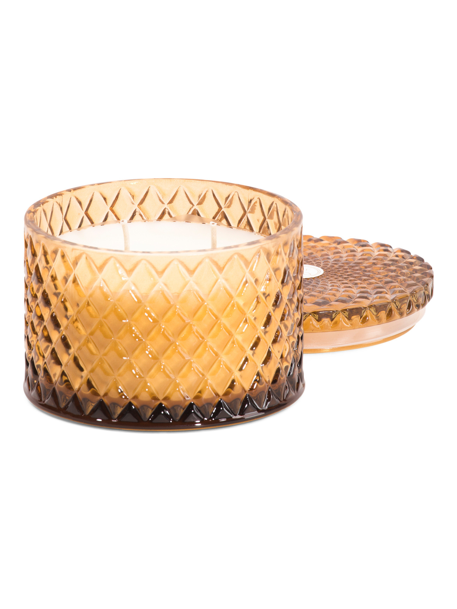 9.5oz Orange And Clove Glass Candle | TJ Maxx