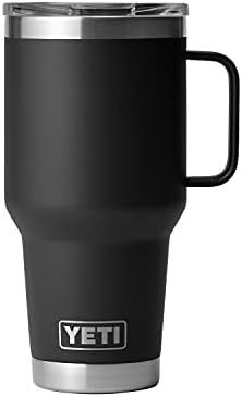 YETI Rambler 30 oz Travel Mug, Stainless Steel, Vacuum Insulated with Stronghold Lid, Black | Amazon (US)