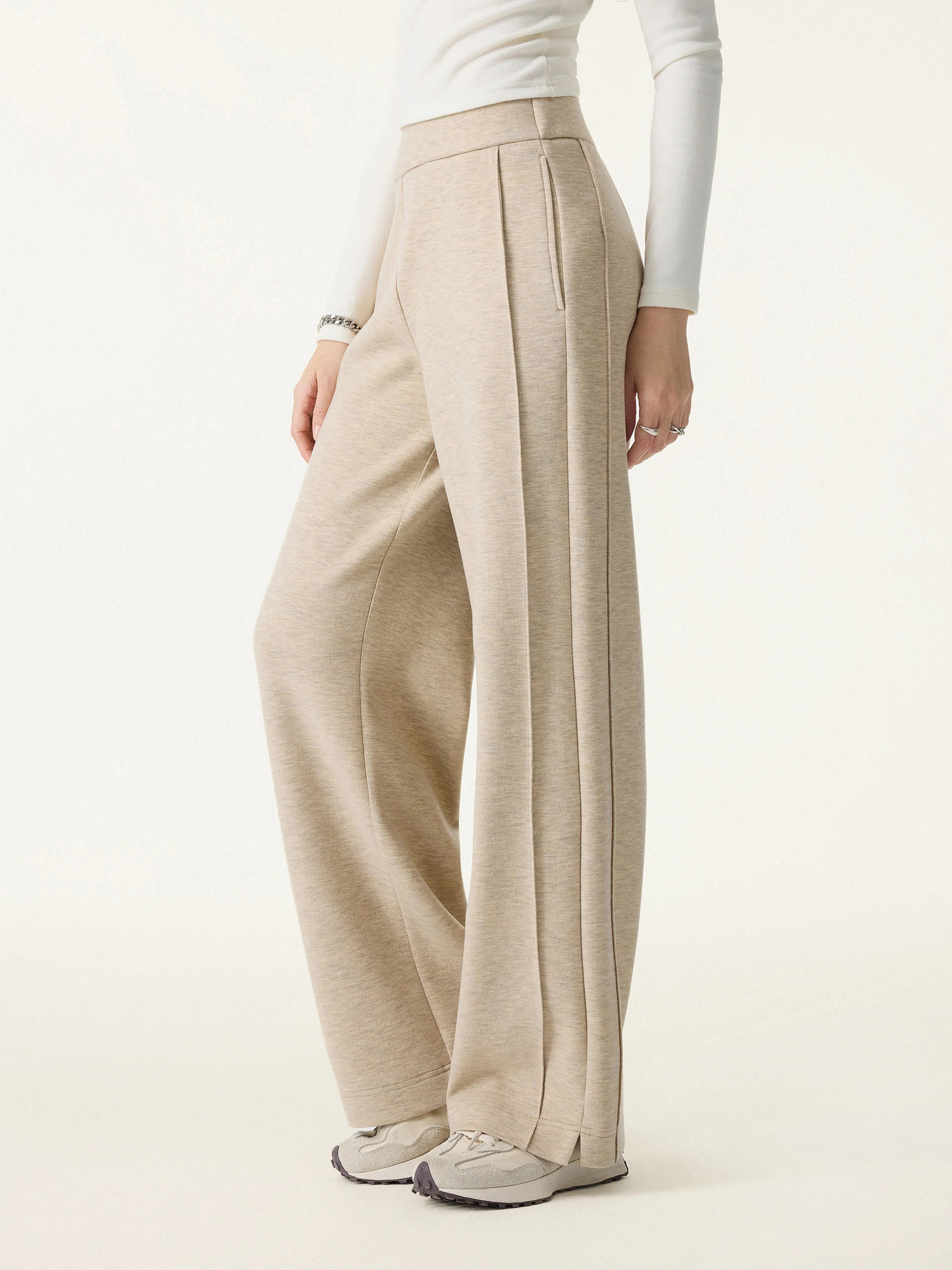 Cozy Warm High Rise Straight Leg Pull-On Pants | OGLmove