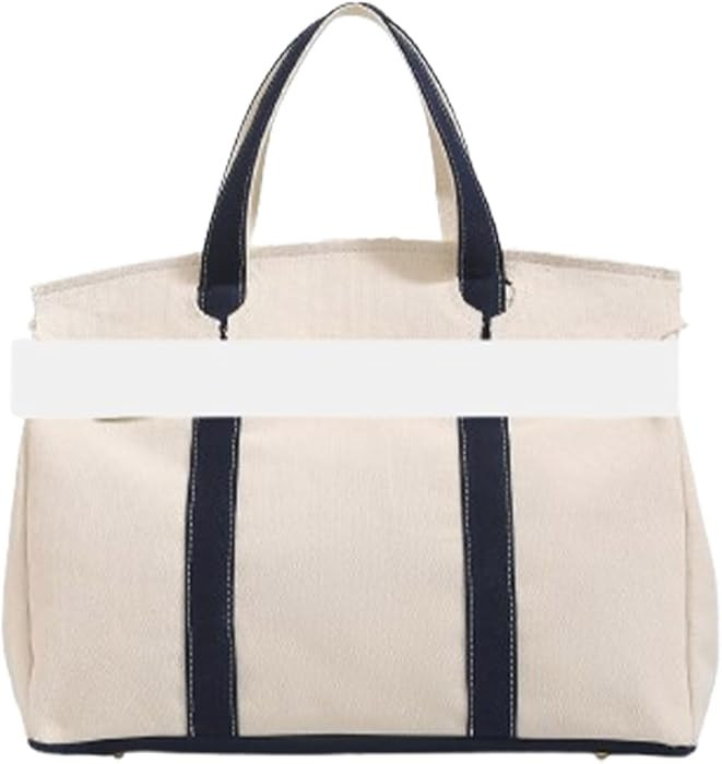 MUSM This canvas tote bag, large and classic style, is perfect for travel and shopping. | Amazon (US)