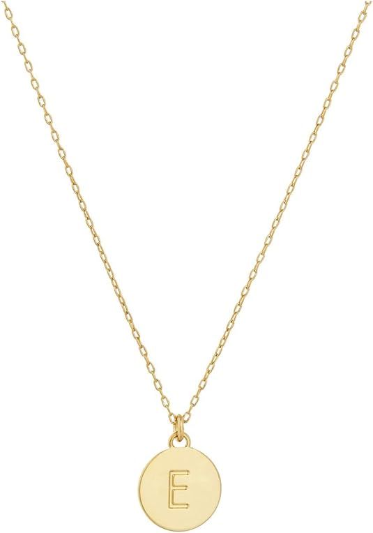 Kate Spade New York E Mini Pendant Necklace | Amazon (US)