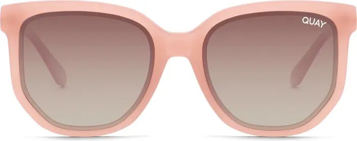 Quay Australia Coffee Run 51mm Polarized Gradient Cat Eye Sunglasses | Nordstrom | Nordstrom