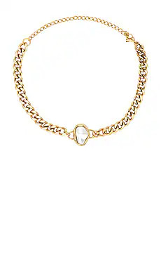 Natalie B Jewelry Limor Pearl Choker in Gold from Revolve.com | Revolve Clothing (Global)