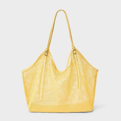 Sport Mesh Net Tote Bag - A New Day™ Yellow | Target
