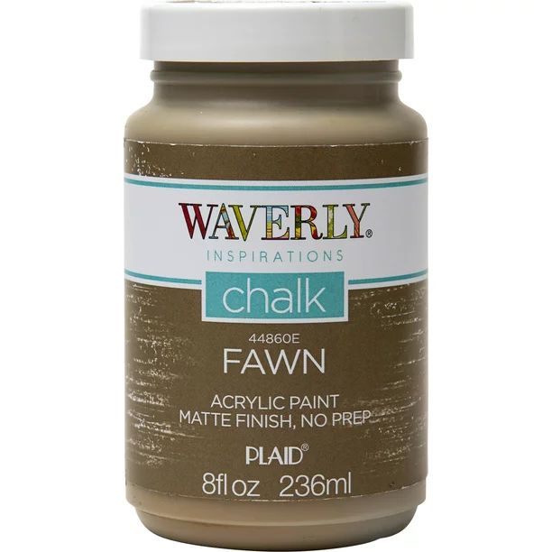 Waverly Inspirations Chalk Paint, Ultra Matte Finish, Fawn, 8 fl oz - Walmart.com | Walmart (US)