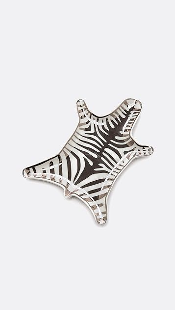 Metallic Zebra Dish | Shopbop