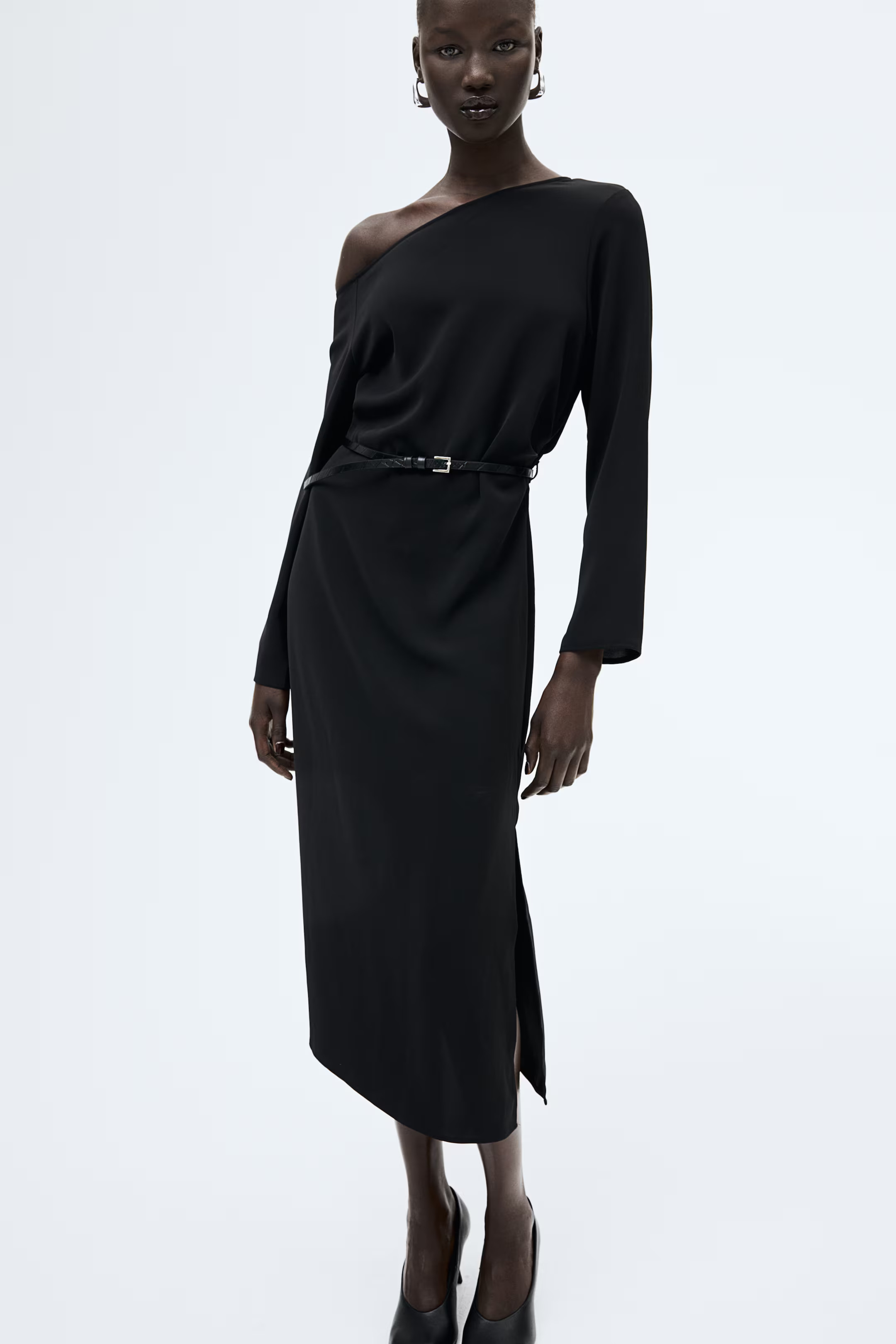 Belted One-Shoulder Dress | H&M (US + CA)
