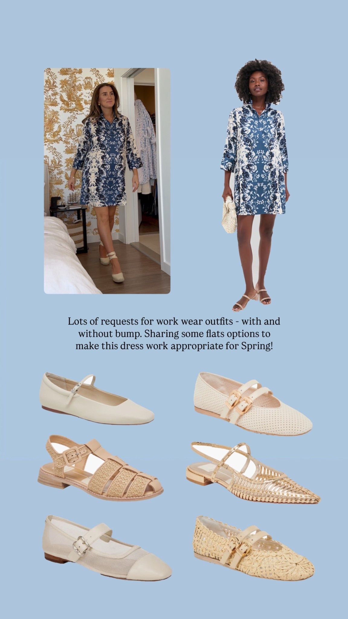 Workwear shoes for Spring - paired with this Tuckernuck dress! Wearing a size large with my bump, but would have fit a small or medium if I wasn’t pregnant.

#LTKShoeCrush #LTKBump #LTKWorkwear