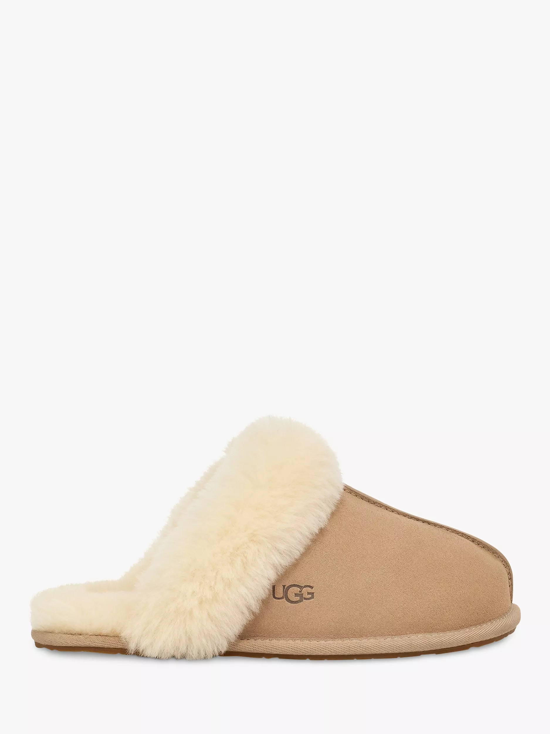 UGG Scuffette Sheepskin and Suede Slippers | John Lewis (UK)