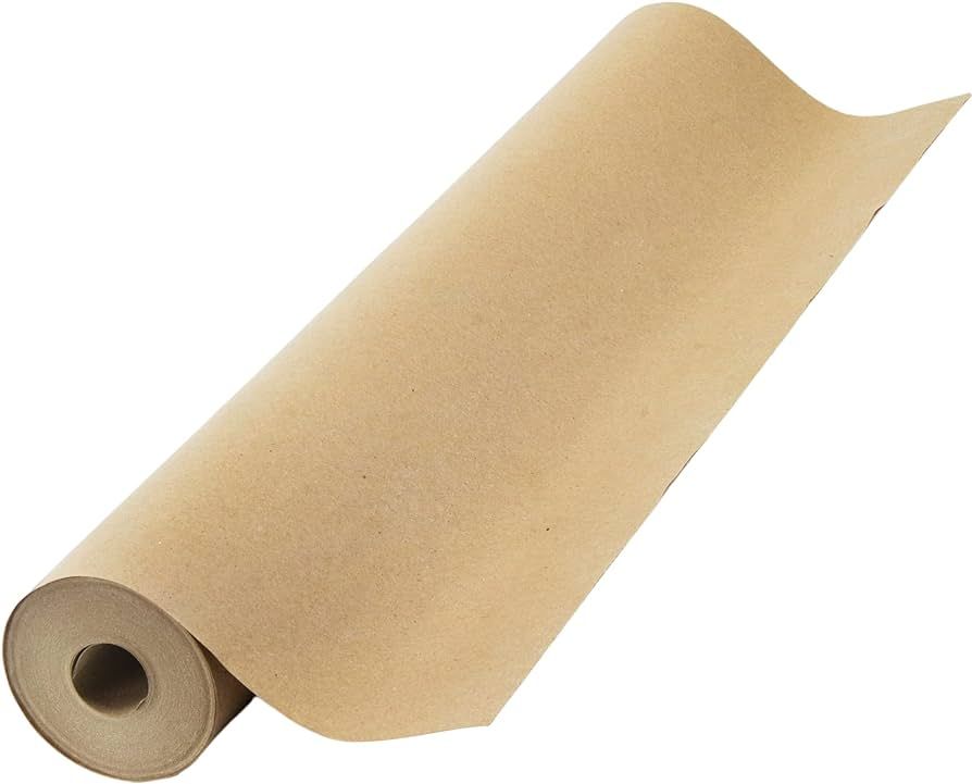 Brown Kraft Paper Roll 17.75” x 1200” (100ft) Made in USA- Ideal for Gift Wrapping, Packing P... | Amazon (US)