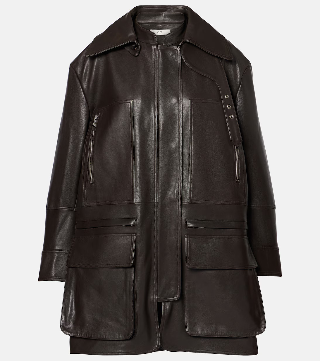 Leather field jacket | Mytheresa (US/CA)