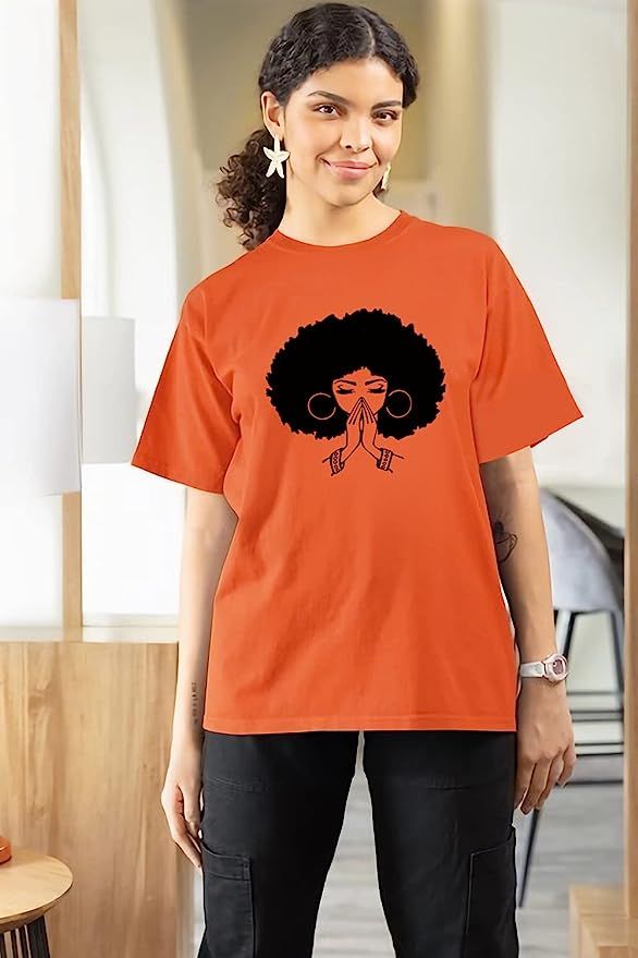 Black Girl Graphic - Melanin Afro Queen Magic T Shirt Black Girl Pride Gift Tee Short Sleeve Tops | Amazon (US)