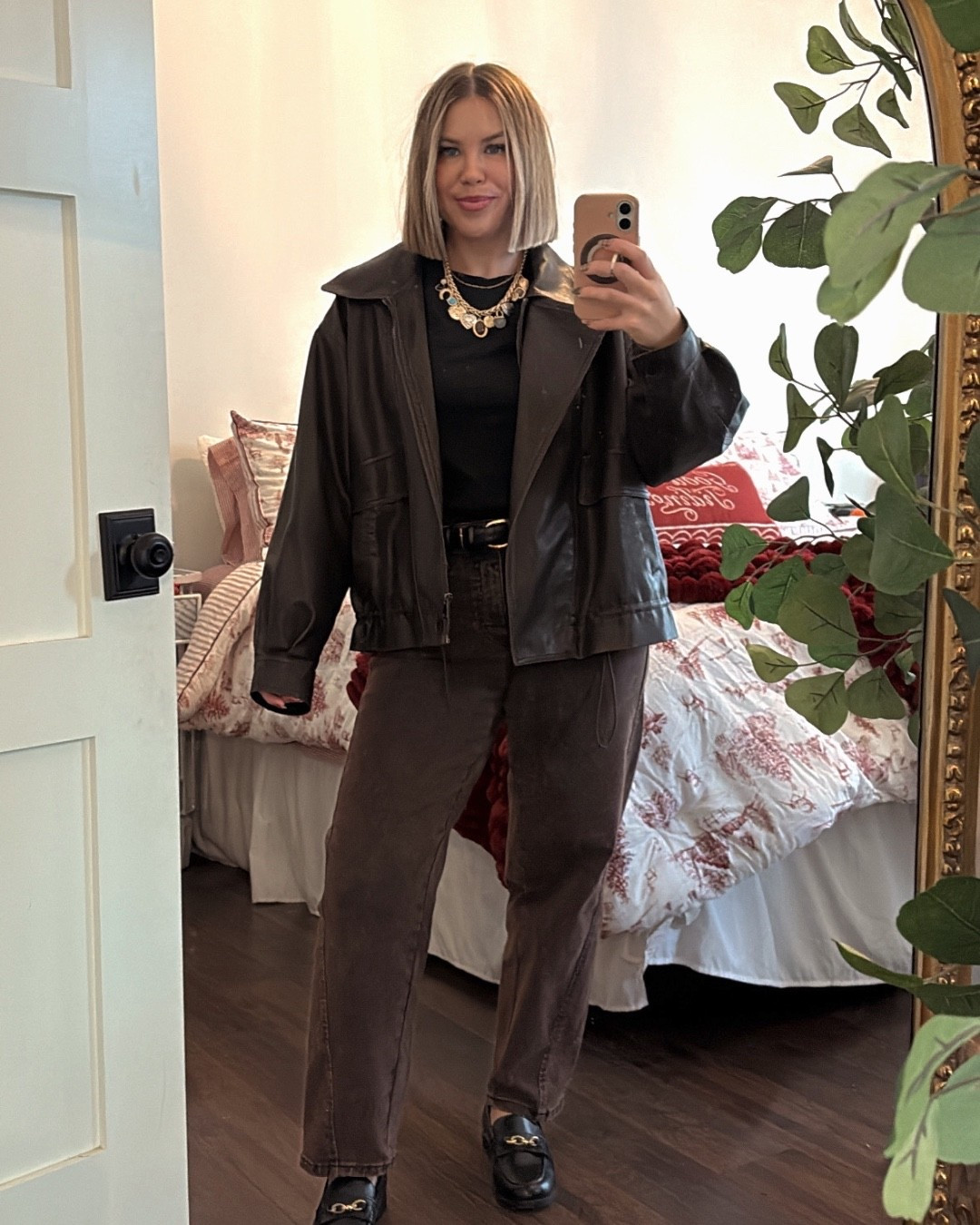 OOTD
I love every one of these pieces!!! The chocolate slight barrel jeans are so comfy and affordable. These are my favorite loafers, so comfy and trendy! My long sleeve shirt I have in about every color, it is a great basic and also super affordable! If you don’t have a leather jacket and a brown leather jacket, girl what are you waiting for?!
#walmartfashion #walmartstyle #amazonfashion #leatherjacket #loafers #barreljean #chocolatebrown #trendyoutfit #outfitidea #momoutfit #wintetoutfit


#LTKFindsUnder100 #LTKFindsUnder50 #LTKootd