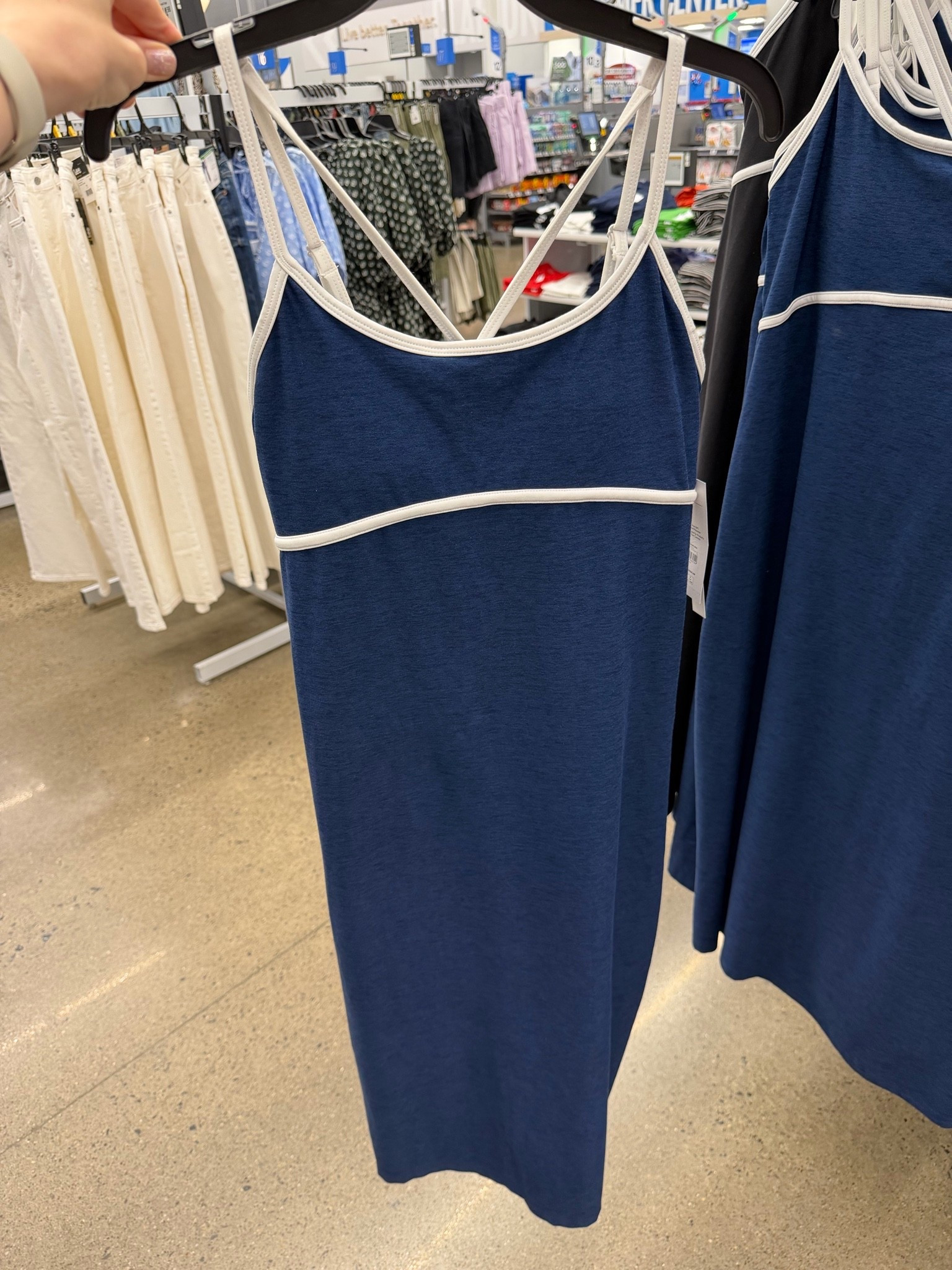 Walmart active dress, this one is a midi length! #walmartfashion