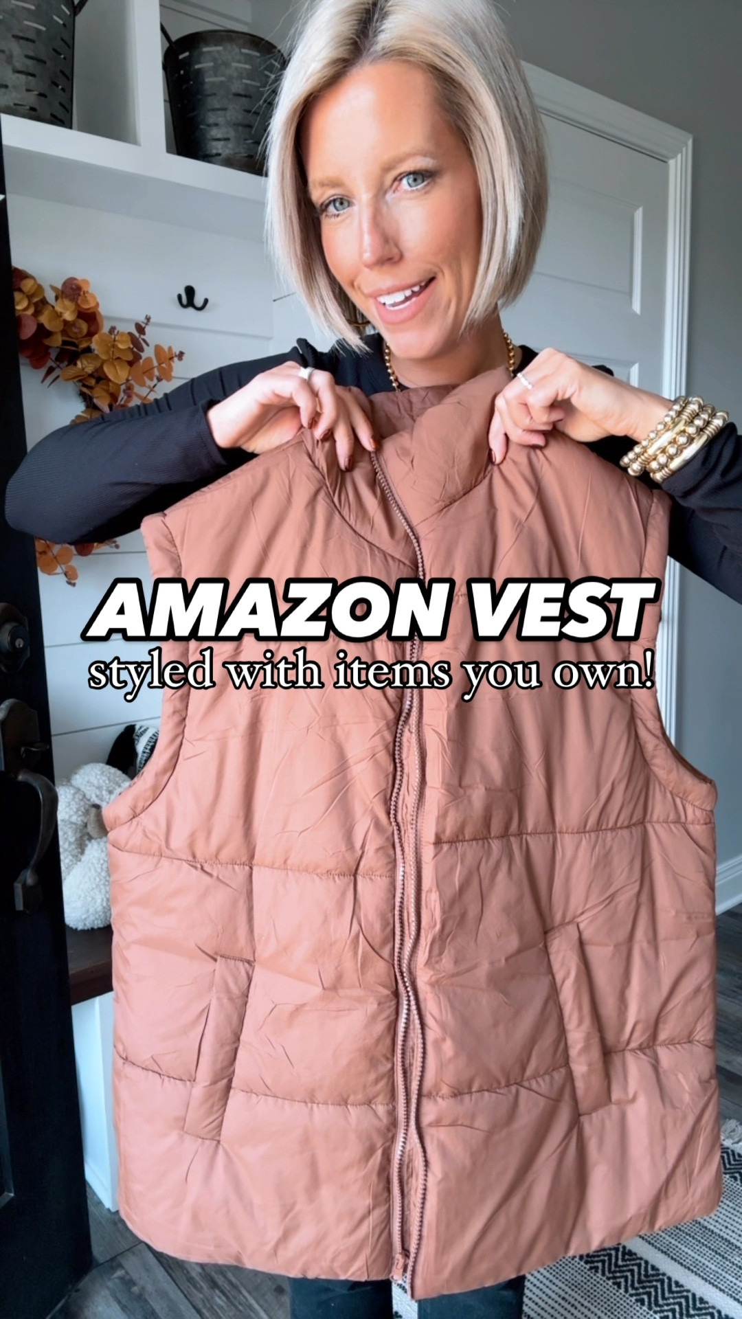 This has got to be one of my all time favorite @amazon vest ever!!! I literally could wear every single color on repeat!!! Makes for an easy, comfy outfit!!!
⬇️⬇️⬇️
Tee and vest sized up to medium
Jeans TTS size 4
Shoes TTS

#LTKSaleAlert #LTKVideo #LTKFindsUnder50