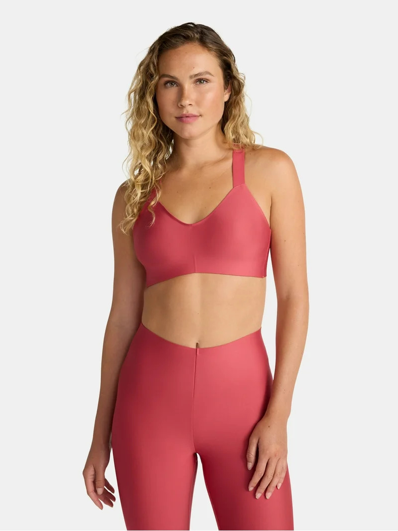Avia Women's Bonded Shine Sports Bra, Sizes XS-XXXL | Walmart (US)