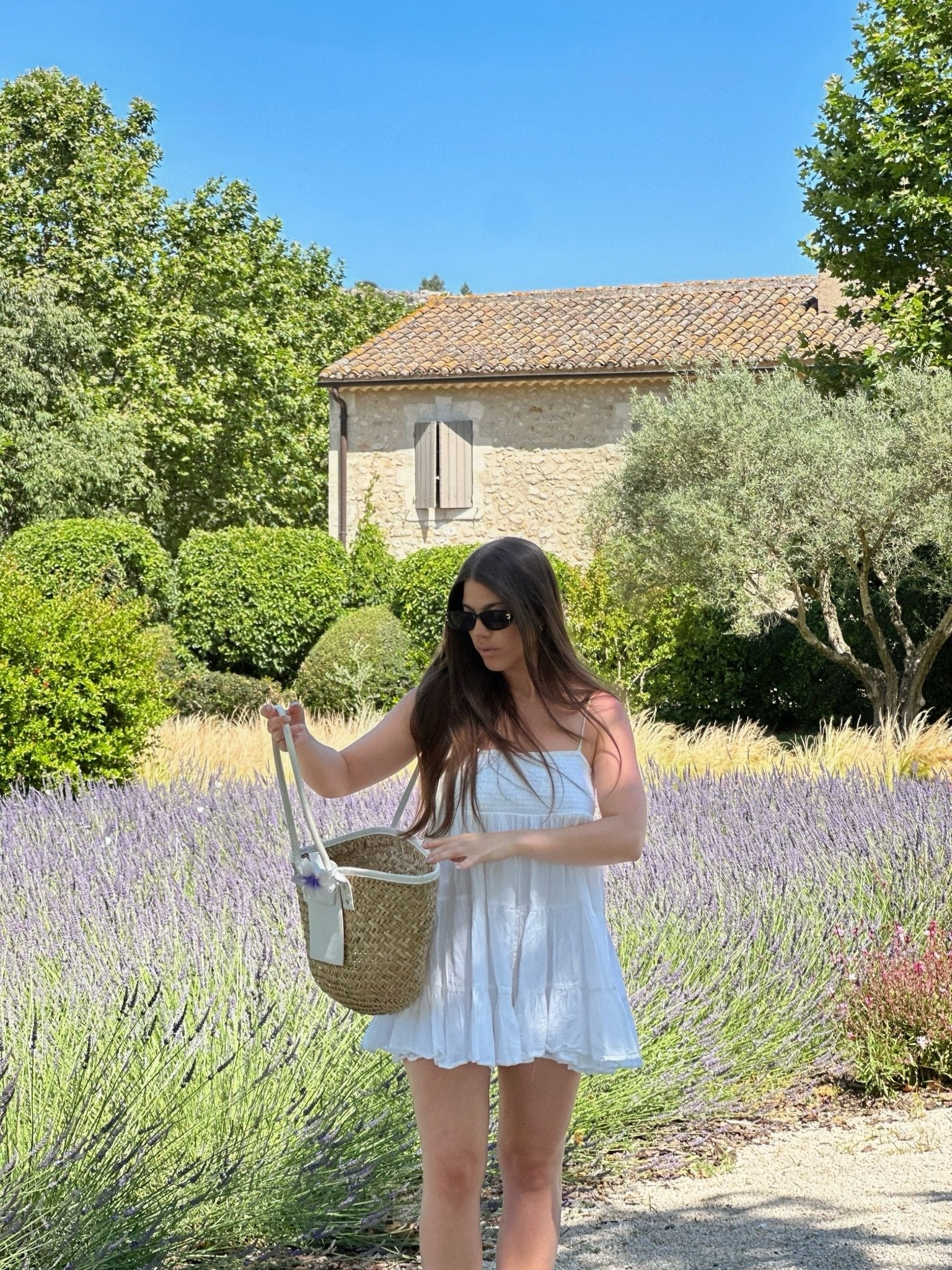 Found the dreamiest white dress for Provence 🤍✨ If European summer was an outfit… this would be it. Linked everything from the dress to the basket bag on my LTK. #EuropeanSummer

#LTKsummer #LTKeurope #LTKdresses