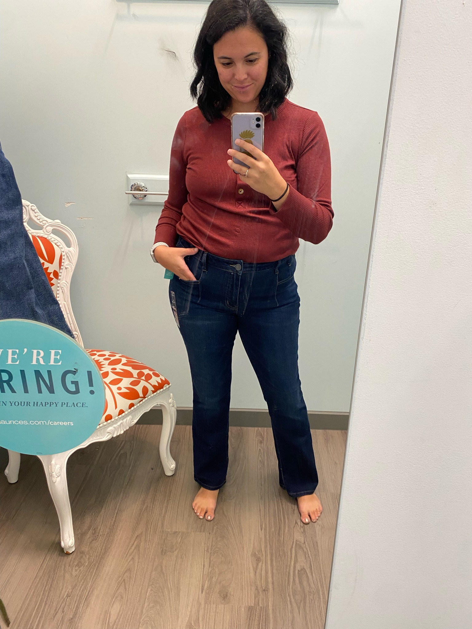 Women’s mid rise slim boot jeans 

#LTKMidsize #LTKFindsUnder100 #LTKBacktoSchool