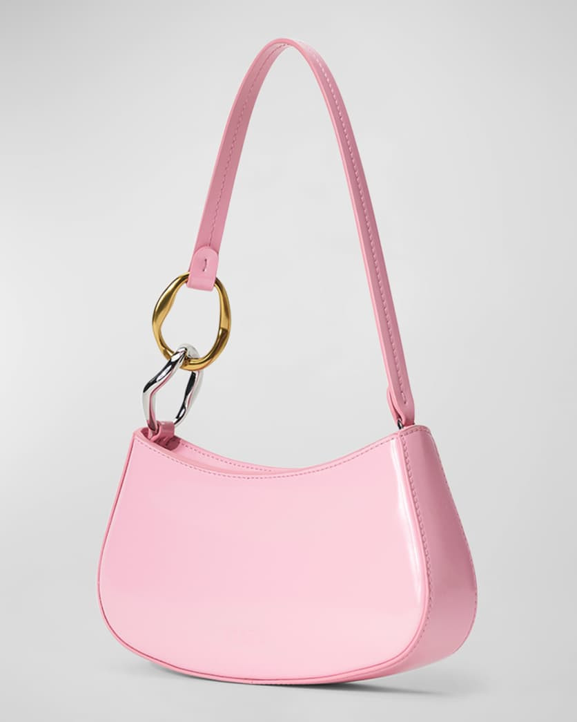 Ollie Zip Leather Shoulder Bag | Neiman Marcus