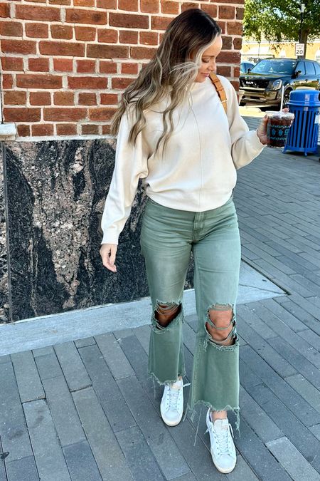 Cool mom vibes!
Love these jeans from Altar’d State and there are so comfy! Wearing my regular size 26. Top from Amazon is a must as it goes with everything! 
Fall fashion
Amazon fashion
Found it on Amazon 
Amazon prime 
Sweater
Jeans
Distressed jeans
Casual style 
Mom style 
Outfit 
Golden Goose 
Shoes
Sneakers 
Neutrals

#LTKfindsunder50 #LTKSeasonal #LTKstyletip