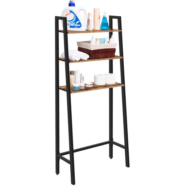 Cynthia 25.2'' W x 61.4'' H x 9.4'' D Over-The-Toilet Storage | Wayfair North America