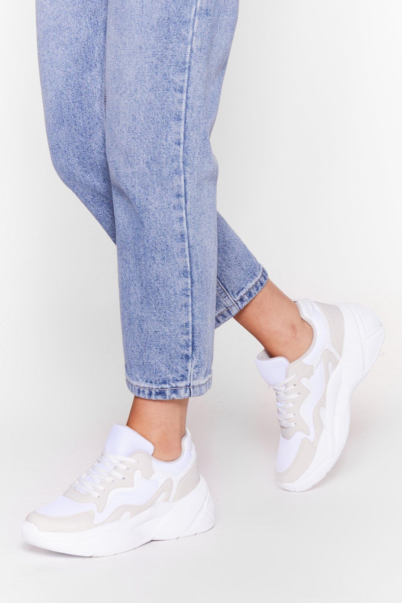 Mesh Kick It Colorblock Chunky Sneakers | NastyGal (US & CA)