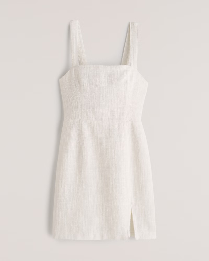 Tweed Slip Mini Dress | Abercrombie & Fitch (US)