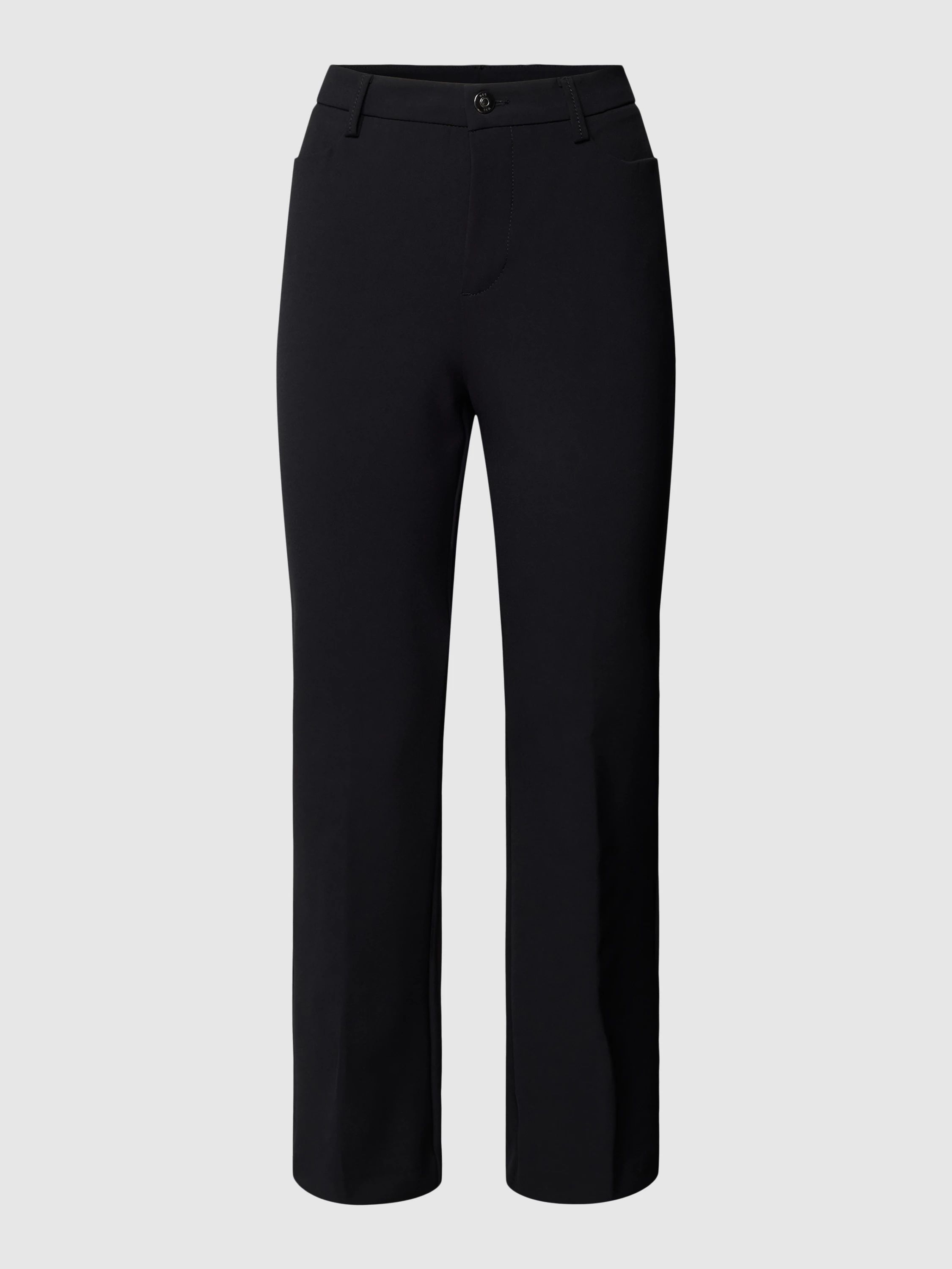 MAC Stoffen broek met persplooien, model 'AIDA KICK' in zwart online kopen | P&C | Peek & Cloppenburg NL