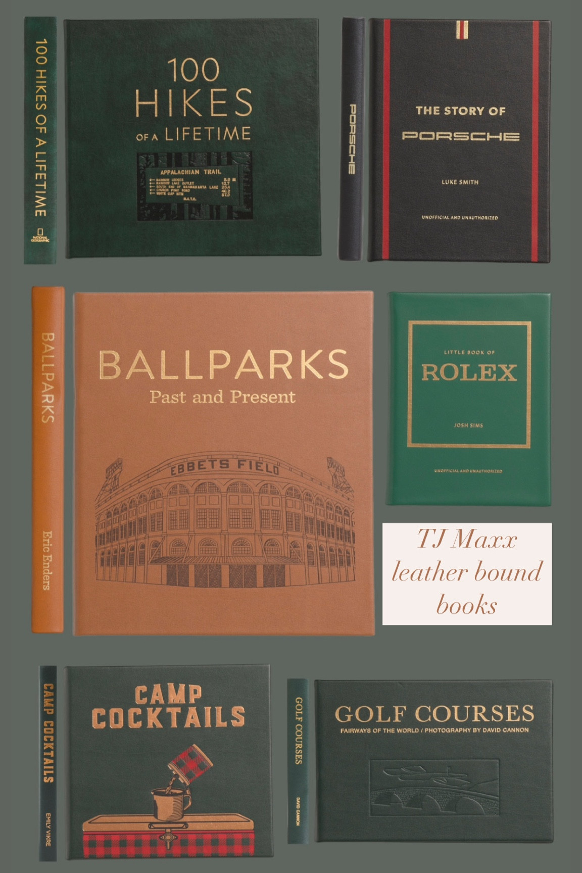 TJ Maxx leather bound books! Perfect gift for Father’s Day or anyone in your life with these interests :) 

#LTKFindsUnder50 #LTKFindsUnder100 #LTKHome