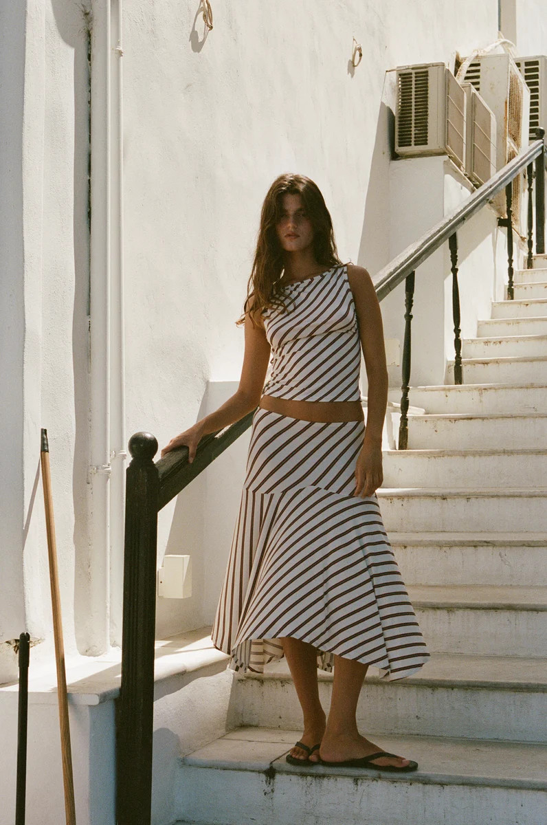 Maeve Top | Stripe | With Jean (ANZ)