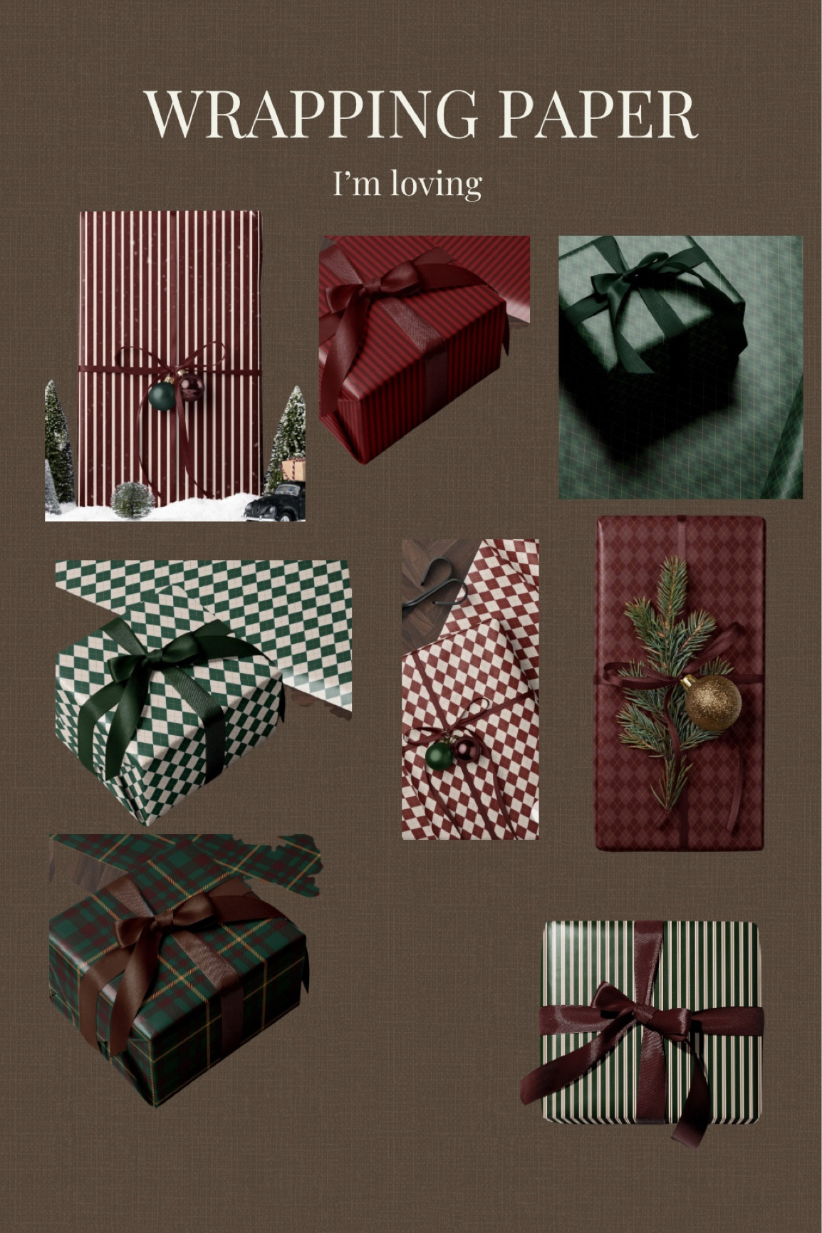 Wrapping paper I’m loving right now. Christmas wrapping paper. Christmas wrap  

#LTKcanada #LTKcasa #LTKwinter