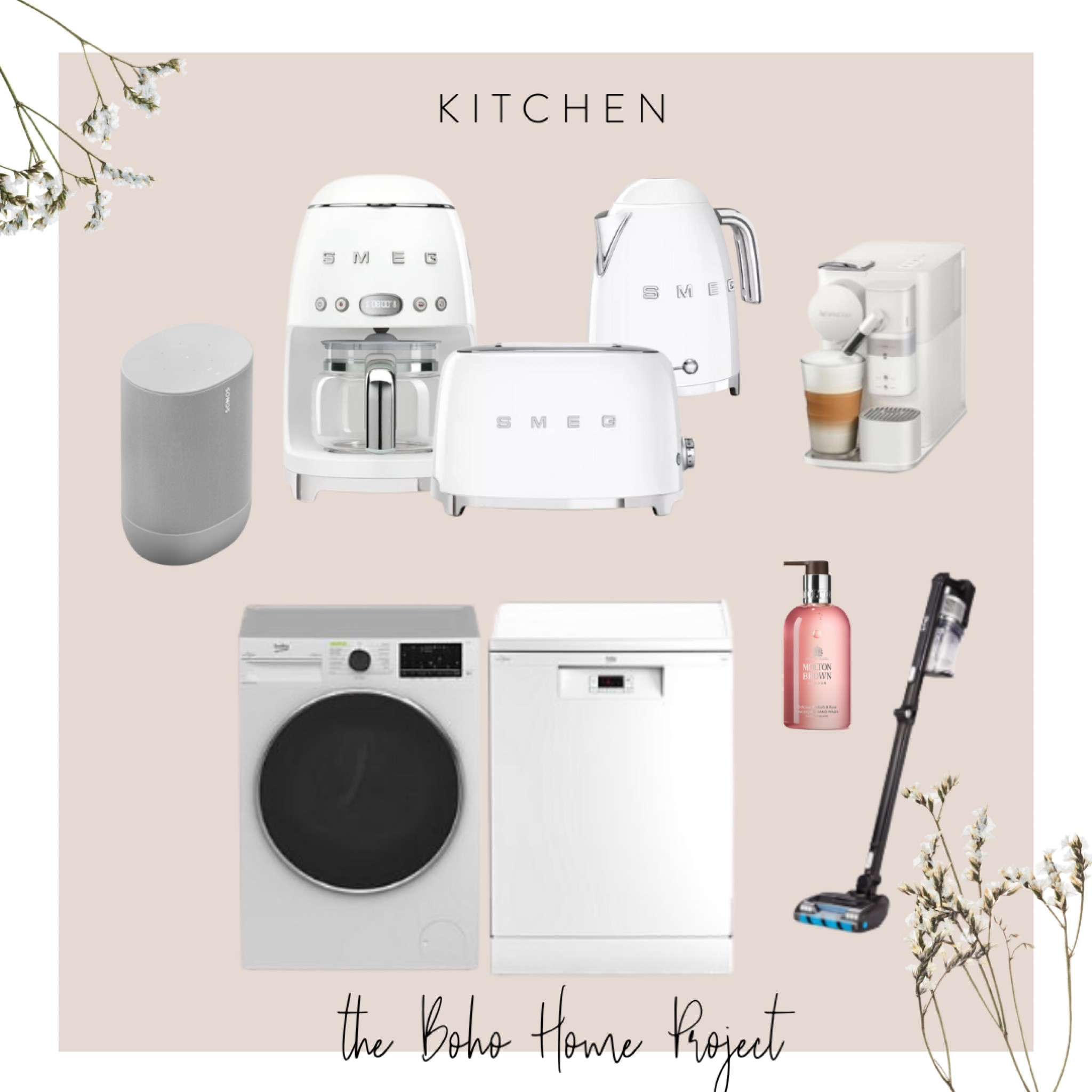 Smeg
Beko 
Nespresso 
Kitchen 
Shark 
Sonos
Molton Brown 

#LTKeurope #LTKfamily #LTKhome
