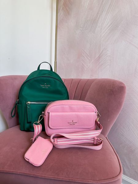 Spring bags from Kate Spade 

Leather backpack // crossbody bag // green backpack // pink purse 

#LTKstyletip #LTKSeasonal #LTKitbag